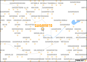 map of Guidan Ato
