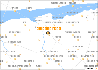 map of Guidan Aykao