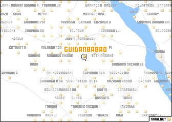 map of Guidan Babao