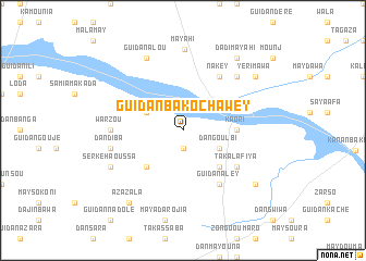 map of Guidan Bako Chawey