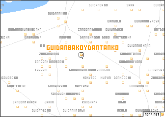 map of Guidan Bakoy Dan Tanko