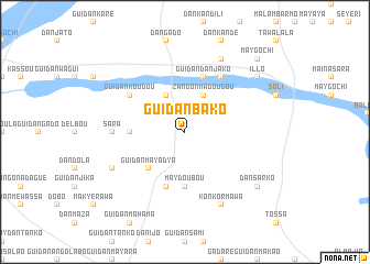 map of Guidan Bako