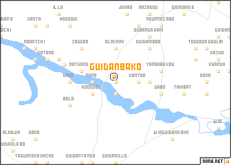 map of Guidan Bako