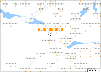 map of Guidan Bango