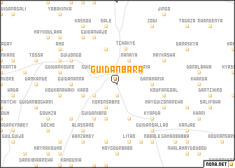 map of Guidan Bara