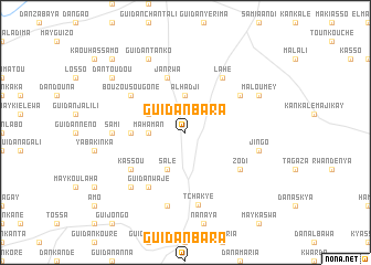 map of Guidan Bara