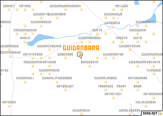 map of Guidan Bara