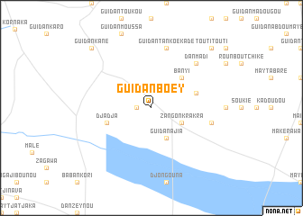map of Guidan Boey
