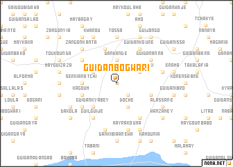 map of Guidan Bogwari