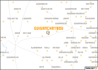 map of Guidan Chaybou