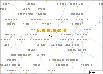 map of Guidan Chibkao