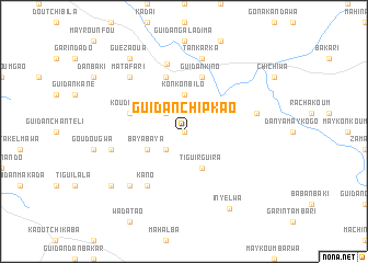 map of Guidan Chipkao