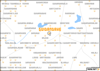 map of Guidan Dawé