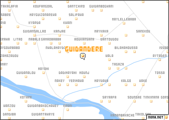 map of Guidan Déré