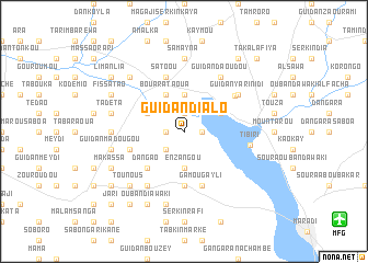 map of Guidan Dialo