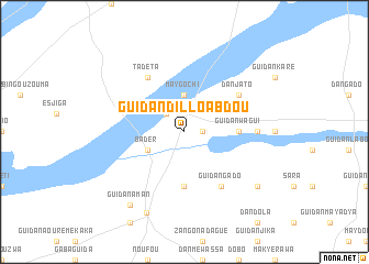 map of Guidan Dillo Abdou