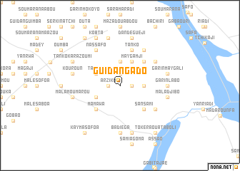 map of Guidan Gado