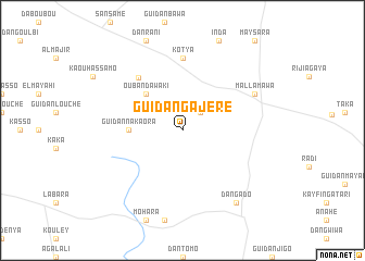 map of Guidan Gajéré