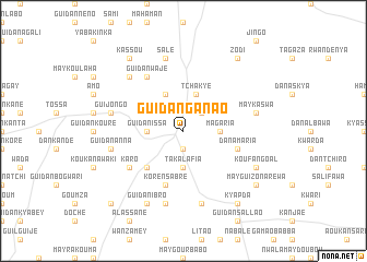 map of Guidan Ganao