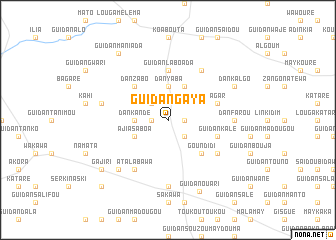 map of Guidan Gaya