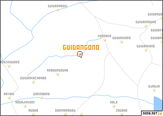 map of Guidan Gono