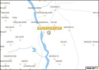 map of Guidan Gorga