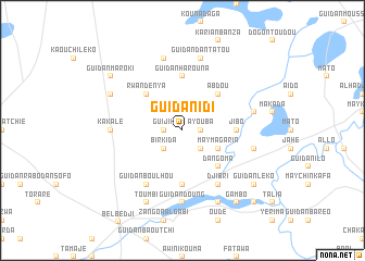 map of Guidan Idi