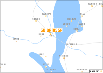 map of Guidan Issa