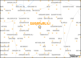 map of Guidan Jalili