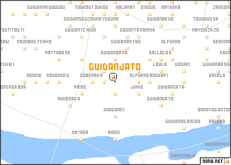 map of Guidan Jato