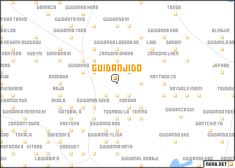 map of Guidan Jido