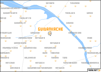 map of Guidan Kaché