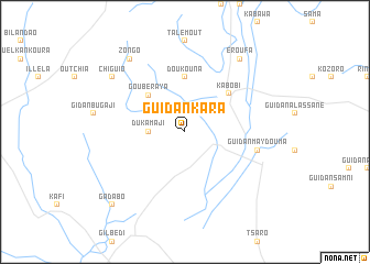 map of Guidan Kara