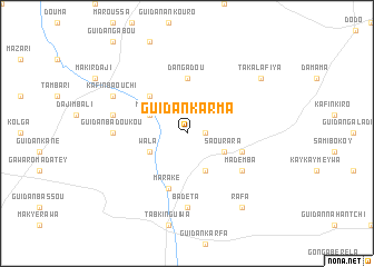 map of Guidan Karma