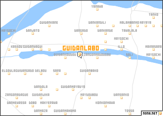 map of Guidan Labo