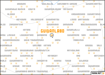 map of Guidan Labo