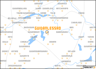 map of Guidan Léssao