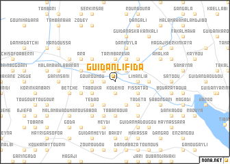 map of Guidan Lifida
