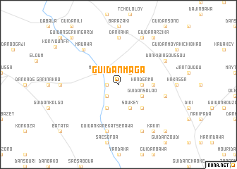 map of Guidan Maga