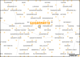 map of Guidan Manto