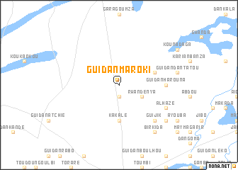 map of Guidan Maroki