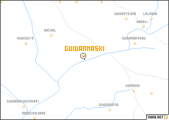 map of Guidan Maski