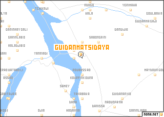 map of Guidan Matsidaya