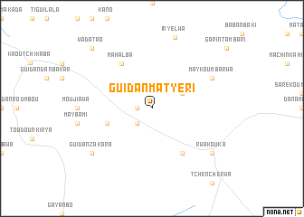 map of Guidan Matyéri
