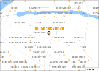 map of Guidan Mayadya