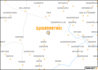 map of Guidan Mayaki