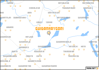 map of Guidan May Gori