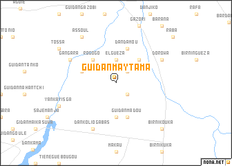 map of Guidan Maytama