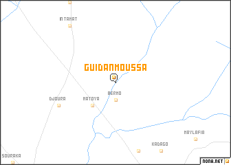 map of Guidan Moussa