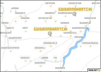 map of Guidan Nahantchi